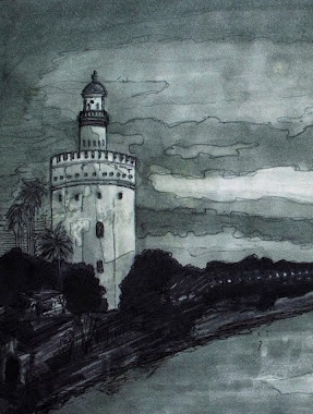 Grabado en técnica de aguatinta