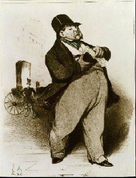 Litografía de Honoré Daumier